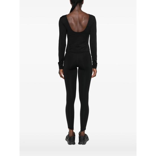 26FW 마크론 긴팔 티셔츠 7700001 BLK BLACK - MACRON