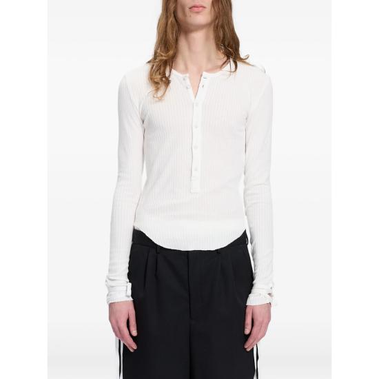 26FW 앤 드뮐미스터 탑 B0014466 FA766 002 WHITE
