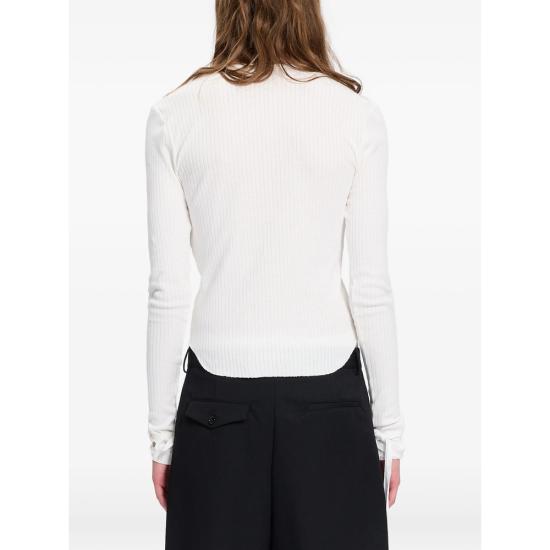 26FW 앤 드뮐미스터 탑 B0014466 FA766 002 WHITE - ANN DEMEULEMEESTER