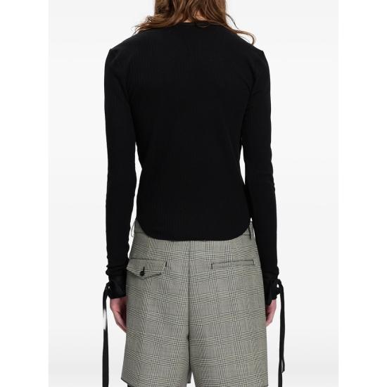 26FW 앤 드뮐미스터 탑 B0014466 FA766 099 BLACK - ANN DEMEULEMEESTER