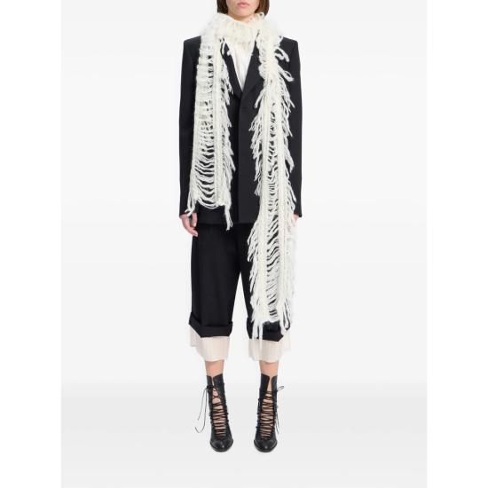 26FW 앤 드뮐미스터 머플러/스카프 B0014549 KN096 006 WHITE - ANN DEMEULEMEESTER
