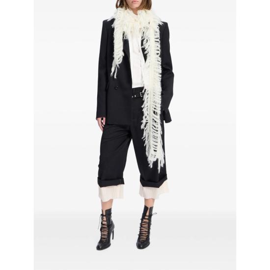 26FW 앤 드뮐미스터 머플러/스카프 B0014549 KN096 006 WHITE - ANN DEMEULEMEESTER