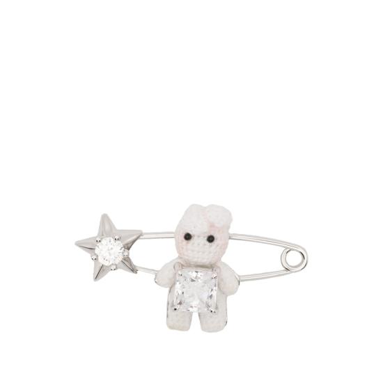 26FW 위민 브로치 26093WHT00NN SILVER WHITE
