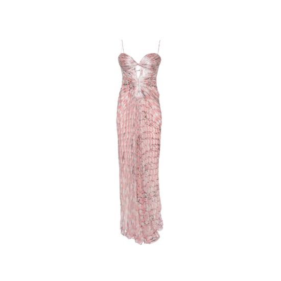 26FW 마리아루시아호한 롱 원피스 TOMINA CONFE PINK GREY