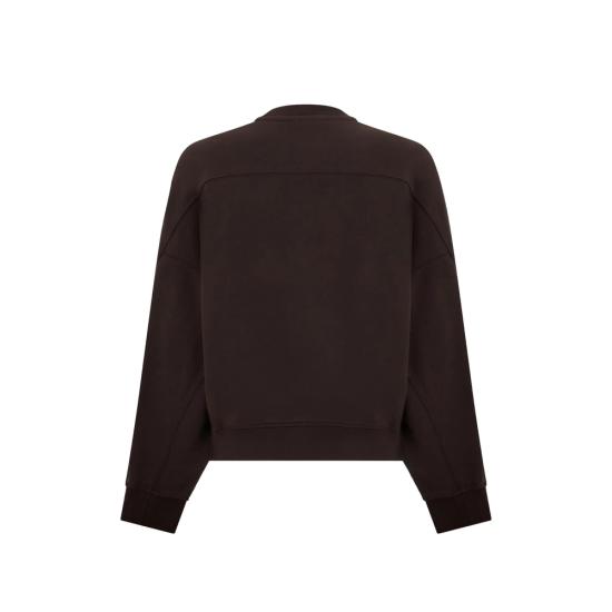 26FW 메종키츠네 긴팔 티셔츠 QW00303KM0342 DKBRO BROWN - MAISON KITSUNE