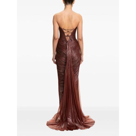 26FW 마리아루시아호한 롱 원피스 ZEPHYRA TRUFF BROWN - MARIA LUCIA HOHAN