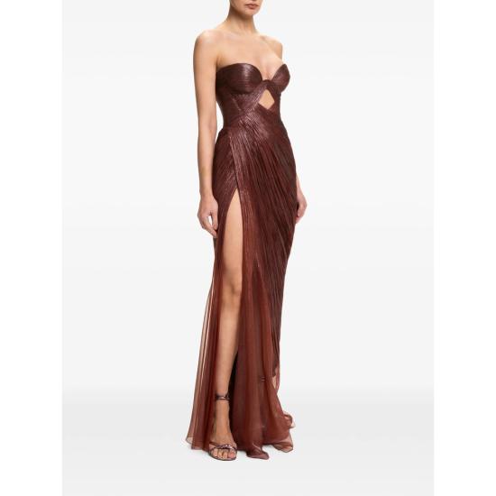 26FW 마리아루시아호한 롱 원피스 ZEPHYRA TRUFF BROWN - MARIA LUCIA HOHAN