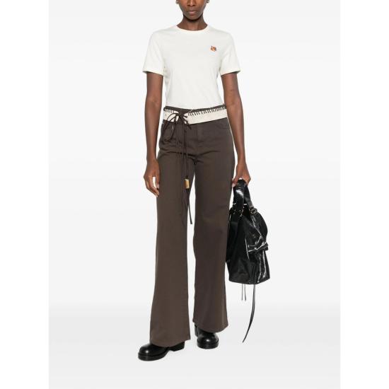 26FW 메종키츠네 폭스 헤드 레귤러 폴로 티셔츠 PW00113KJ7026 NOBEI NEUTRALS - MAISON KITSUNE
