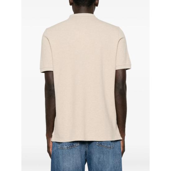 26FW 메종키츠네 폭스 헤드 레귤러 폴로 티셔츠 PM00209KP0002 CBEME NEUTRALS - MAISON KITSUNE