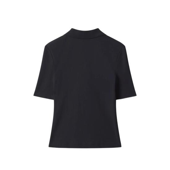 26FW 메종키츠네 폴로 티셔츠 MRWJL02KJ7035 BLACK - MAISON KITSUNE