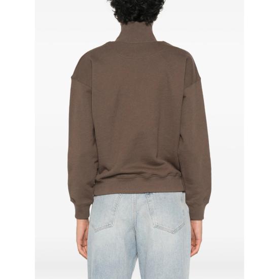 26FW 메종키츠네 긴팔 티셔츠 MW00304KM0341 DKBRO BROWN - MAISON KITSUNE