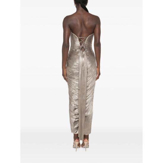 26FW 마리아루시아호한 롱 원피스 HUDA WOOSM BROWN - MARIA LUCIA HOHAN