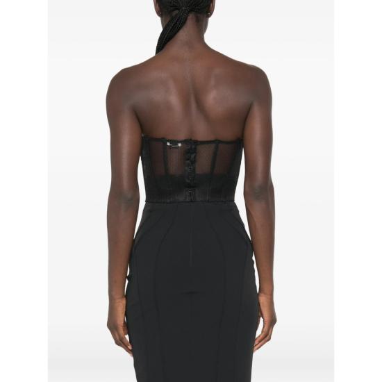 26FW 엘리자베타프랜치 민소매 티셔츠 TO07567E2 110 BLACK - ELISABETTA FRANCHI