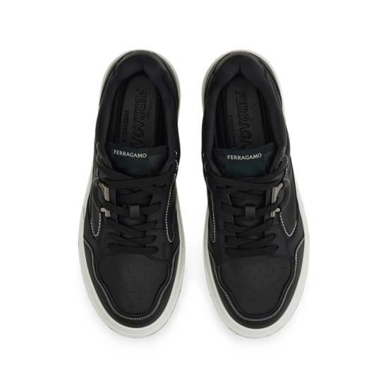 26FW 살바토레 페라가모 스니커즈 02A945 0795665 M NERO BLACK - SALVATORE FERRAGAMO