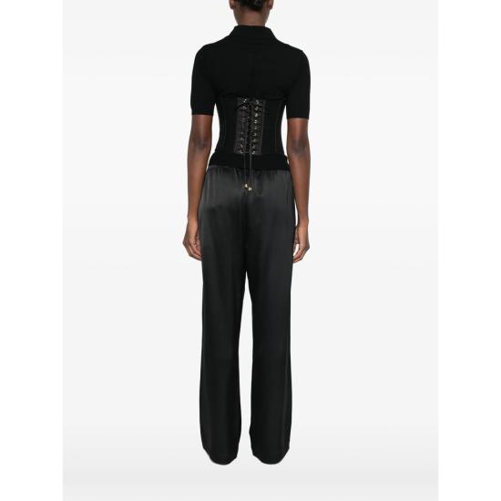 26FW 엘리자베타프랜치 폴로 티셔츠 MK23S67E2 110 BLACK - ELISABETTA FRANCHI