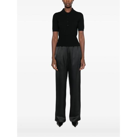 26FW 엘리자베타프랜치 폴로 티셔츠 MK23S67E2 110 BLACK - ELISABETTA FRANCHI