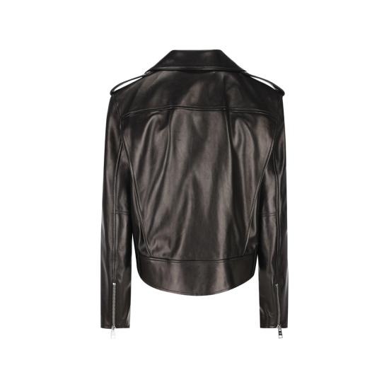 26FW 발렌시아가 가죽 자켓 A002FO TUS11 1000 BLACK - BALENCIAGA