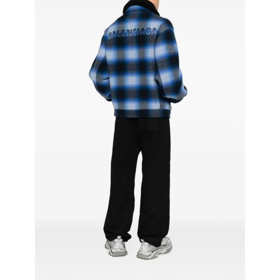 26FW 발렌시아가 자켓 A001YN TRU13 3964 BLUE BLACK - BALENCIAGA