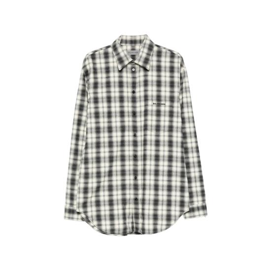 26FW 발렌시아가 긴팔 셔츠 A001ZS TUM33 9040 NEUTRALS BLACK