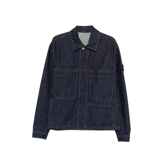 26FW 스톤 아일랜드 데님 자켓 144100006 S00J7 VJ201 BLUE BLACK