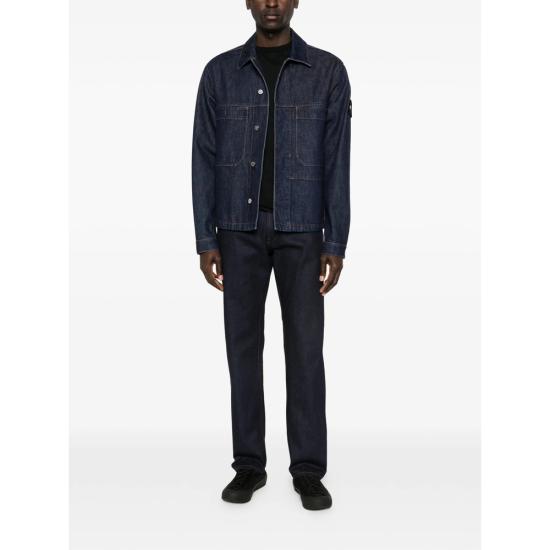 26FW 스톤 아일랜드 데님 자켓 144100006 S00J7 VJ201 BLUE BLACK - STONE ISLAND