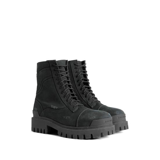 26FW 발렌시아가 컴뱃 스트라이크 부츠 845015 W2H11 1000 BLACK - BALENCIAGA
