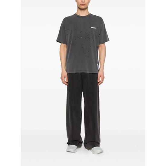 26FW 새티스파이 모스테크 티셔츠 11006 00A02 AGBLK GREY - SATISFY