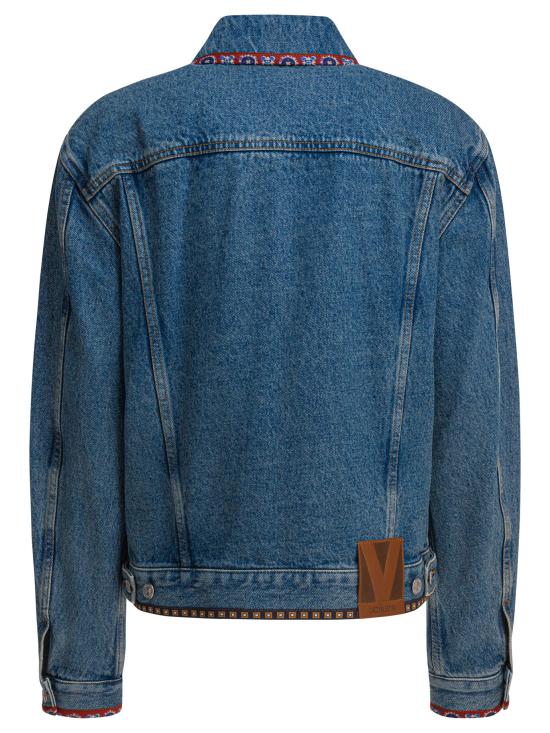 25FW 발렌티노 가라바니 데님 자켓 7V3DC04QB0W558 Light blue - VALENTINO GARAVANI