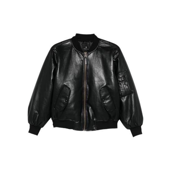 26FW 애니빙 가죽 자켓 A 01 10909 BLK6 BLACK