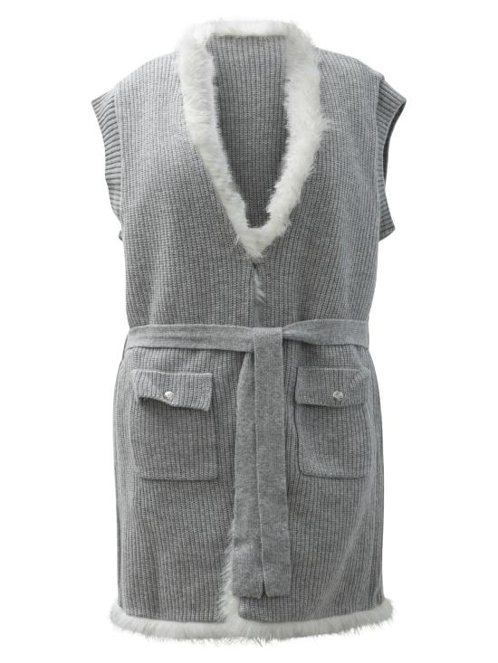 25FW 막스앤모이 무스탕 H25MIMOSAGREY - MAX&MOI