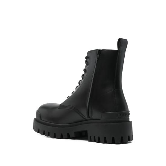 26FW 발렌시아가 스트라이크 집 레더 부츠 844967 WA960 1000 BLACK - BALENCIAGA