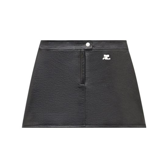 26SS 쿠레쥬 숏 스커트 PERCJU001VY 0014 9999 BLACK