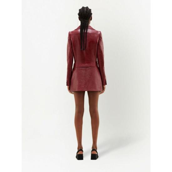 26FW 쿠레쥬 가죽 자켓 PERCBL005VY 0014 4034 RED - COURREGES