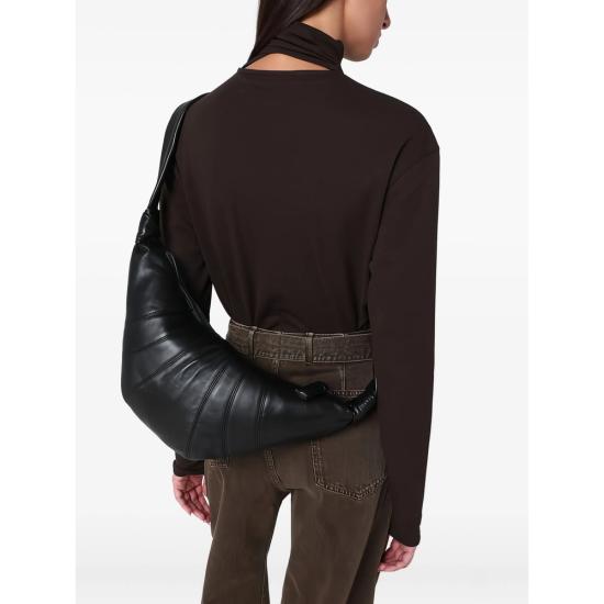 26FW 르메르 미디움 크루아상 백 BG0001 LL095 BK999 BLACK - LEMAIRE