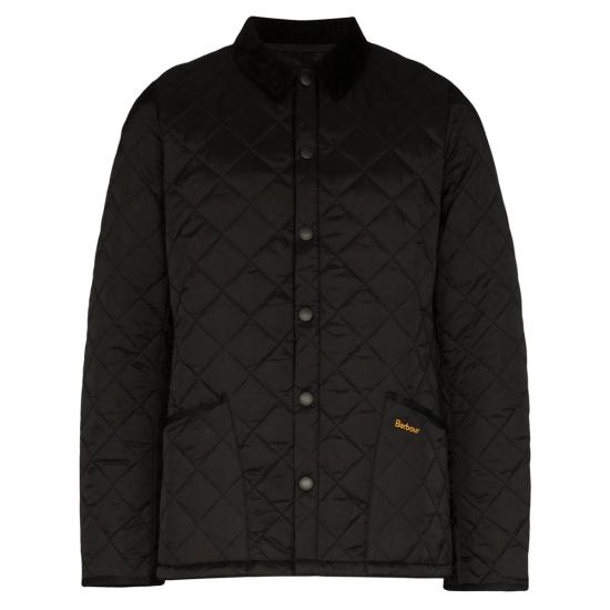 26FW 바버 헤리티지 리데스데일 퀼티드 자켓 MQU0240 BK11 BLACK