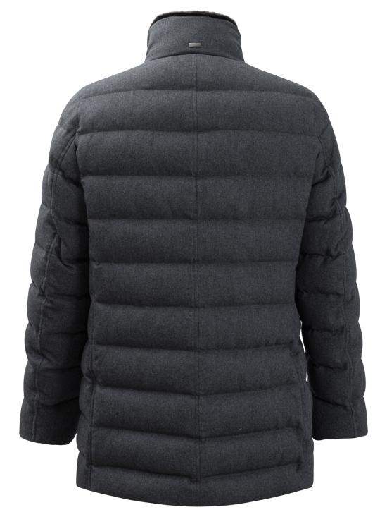 25FW 에르노 캐시미어 실크 모노그램 카코트 PI001310U380879482 Grey - HERNO