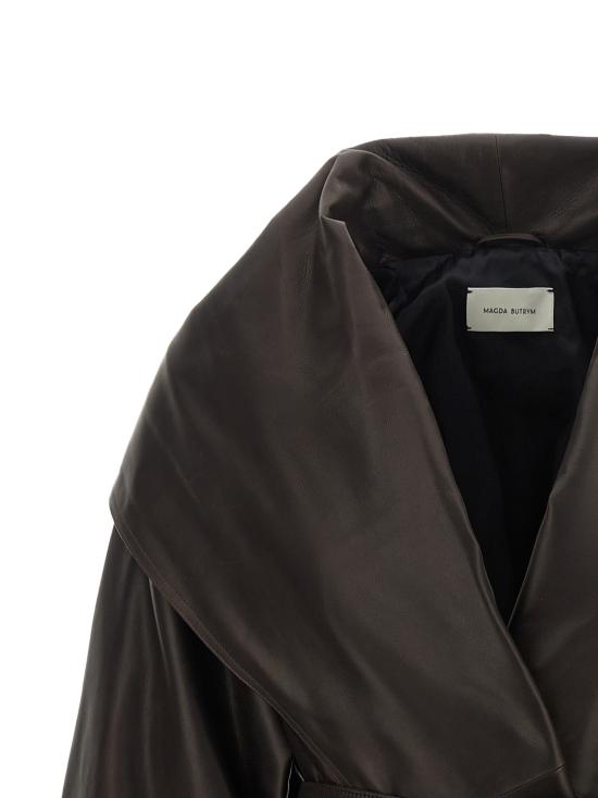26FW 마그다뷰트림 가죽 자켓 240926BROWN - MAGDA BUTRYM