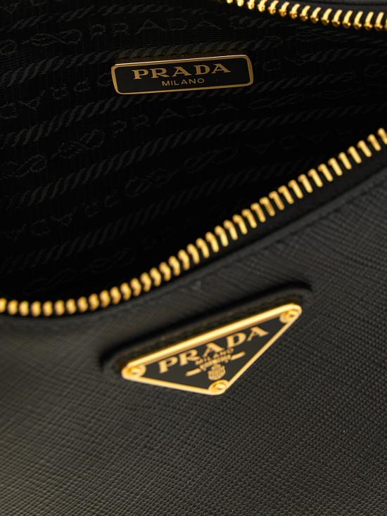 26FW 프라다 리에디션 2005 사피아노 가죽 미니백 1N204TNZVF0632 Black - PRADA