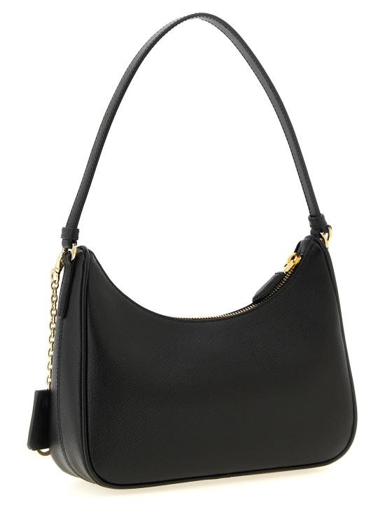26FW 프라다 리에디션 2005 사피아노 가죽 미니백 1N204TNZVF0632 Black - PRADA
