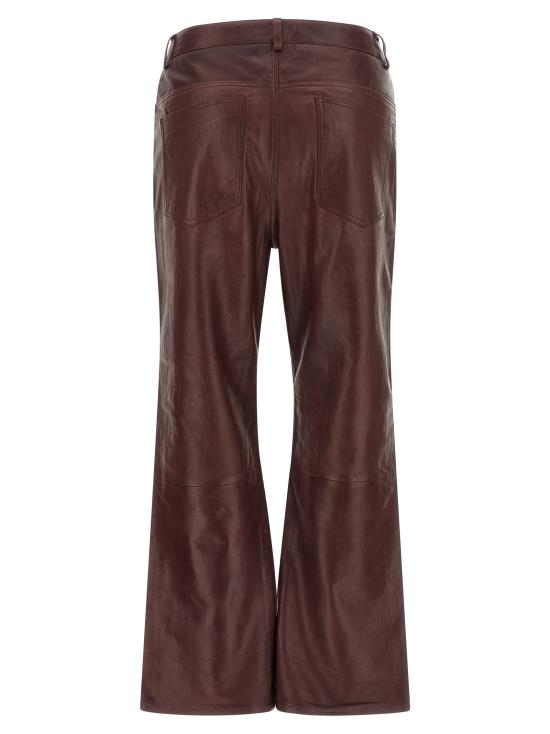 26FW 로테이트 바이 크리스텐슨 가죽 팬츠 116668757757 Bordeaux - ROTATE BY BIRGERCHRISTENSEN