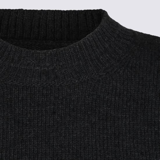 26FW MM6 메종마르지엘라 스웨터 S52HL0064 M13287855M DARK GREY MELANGE - MM6 MAISON MARGIELA