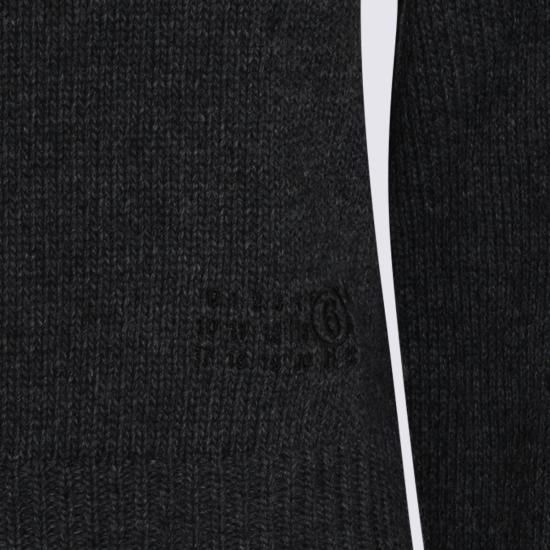 26FW MM6 메종마르지엘라 스웨터 S52HL0064 M13287855M DARK GREY MELANGE - MM6 MAISON MARGIELA