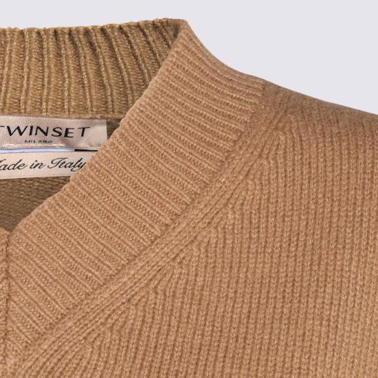 26FW 트윈셋 스웨터 262TT3211 S2104113126 BRANDY BROWN - TWINSET