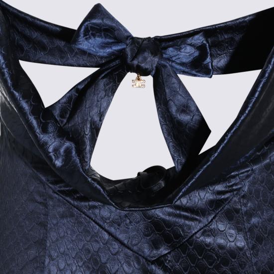 26FW 엘리자베타프랜치 롱 원피스 ABR0567E2 H88 Blu notte - ELISABETTA FRANCHI