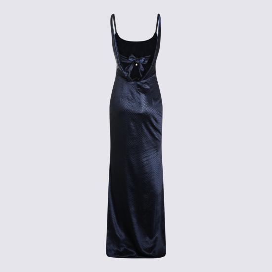 26FW 엘리자베타프랜치 롱 원피스 ABR0567E2 H88 Blu notte - ELISABETTA FRANCHI