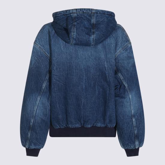 26FW 칼하트 WIP 데님 자켓 I032240 017X BLUE MARBLE - CARHARTT WIP