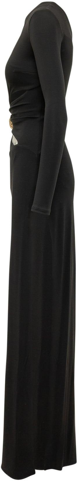 26SS 엘리자베타프랜치 롱 원피스 ABR2561E2110SS26 BLACK - ELISABETTA FRANCHI