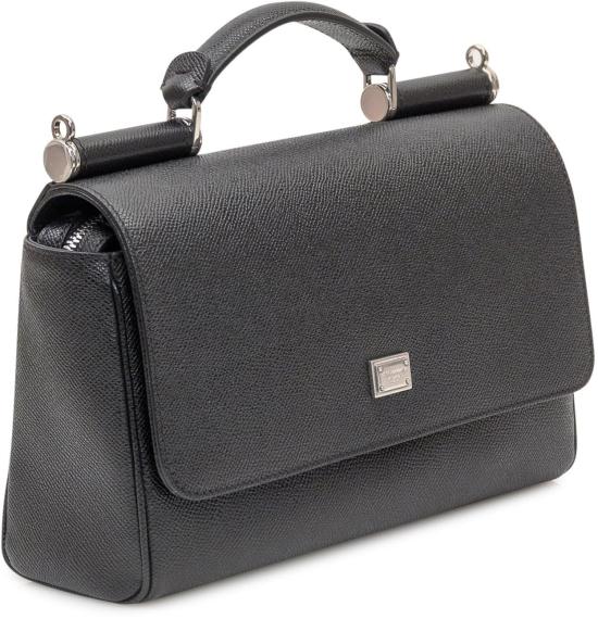 25FW 돌체앤가바나 Calfskin Sicily 백 BM2516BG06580999FW25 BLACK - DOLCE & GABBANA