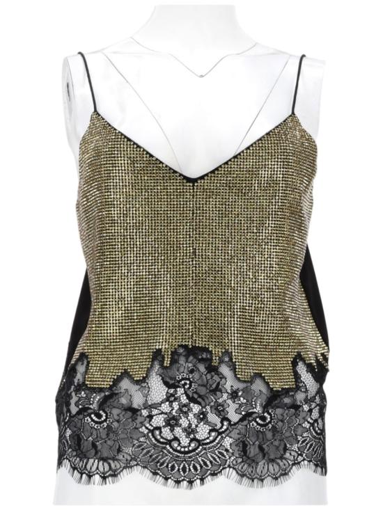 25FW 셀프 포트레이트 탑 AW25 050T CH CHAMPAGNE Gold