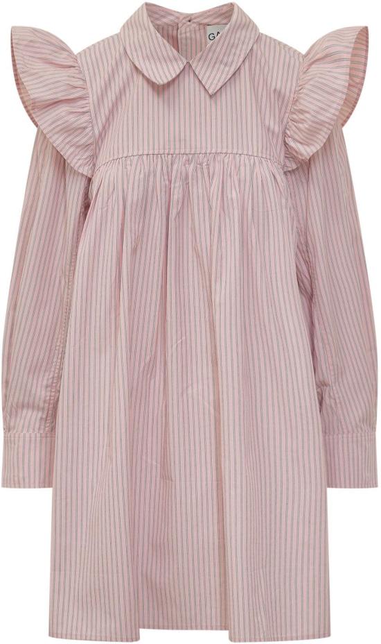 26SS 가니 스트라이프 미니 셔츠 드레스 A1030161868SS26 PINK